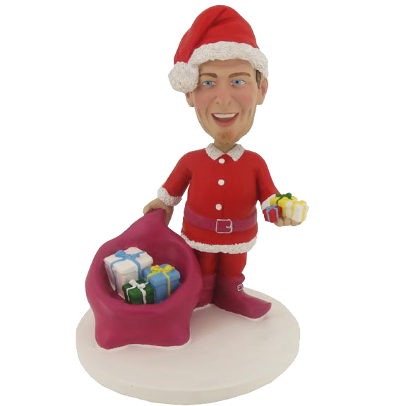 Personalized Santa Clause Bobblehead