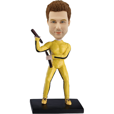 Bruce Lee Style Customized Bobble Head
