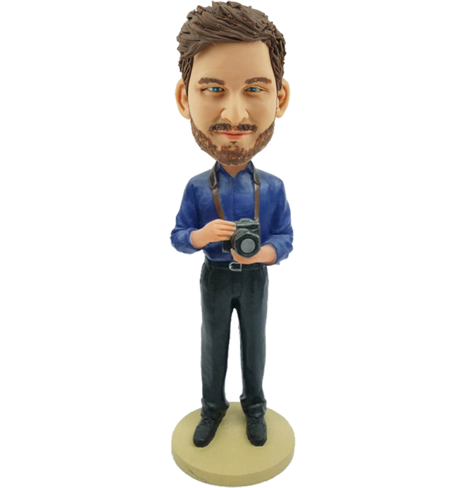 Personalized Photographer Bobble Head