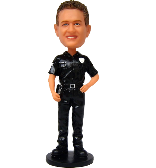 Personalized Police Officer Bobble Head