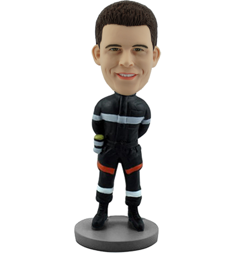 Customized Fireman Bobble Head