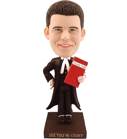 Custom Bobblehead for Attorney