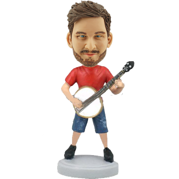Banjo Player Customized Bobblehead