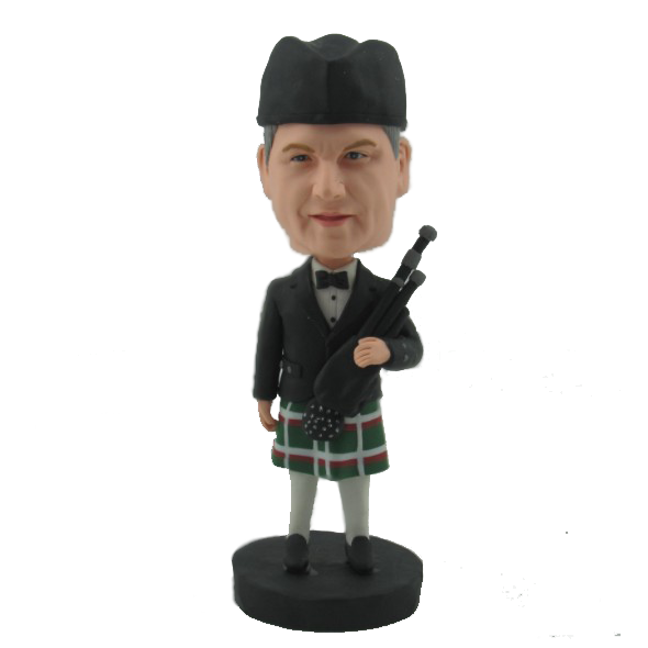Customized Bagpipe Player Bobblehead