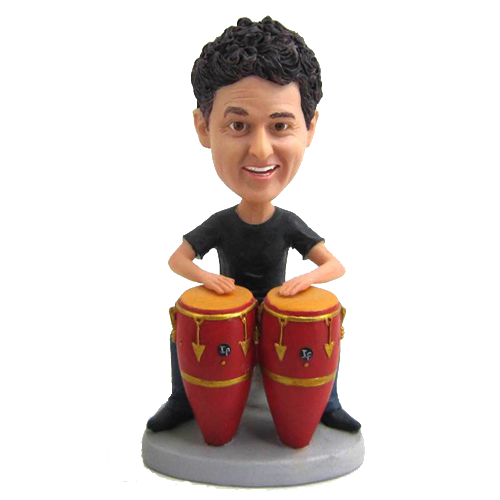 Customized Conga Drummer Bobblehead