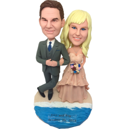 Beach Wedding Cake Topper