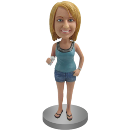 Beer Girl Custom Bobble Head