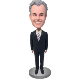 Business Man Custom Bobble