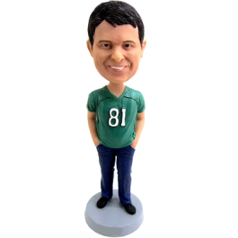 Casual Football Fan Bobblehead