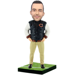 Chicago Football Fan Customized Bobblehead
