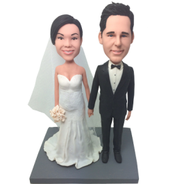 Classic Wedding Bobbleheads