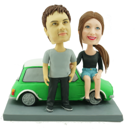 Couple on Mini Cooper