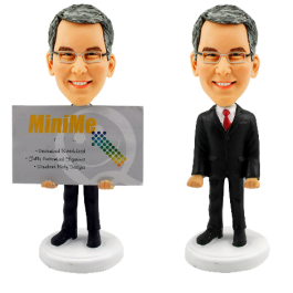 Personalized Card Holder Bobble Head