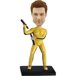 Bruce Lee Style Customized Bobble Head