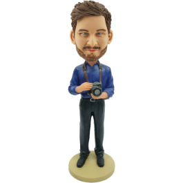Personalized Photographer Bobble Head