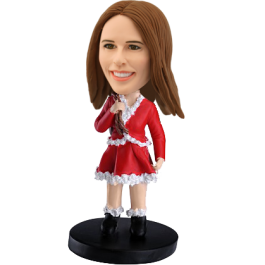 Personalized Christmas Bobble Head for Girls