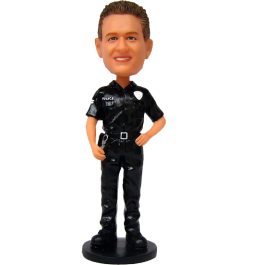 Personalized Police Officer Bobble Head