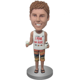 Custom Beer Man Bobble Head