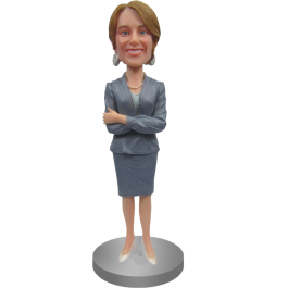 Custom Bobblehead Business Suit Lady