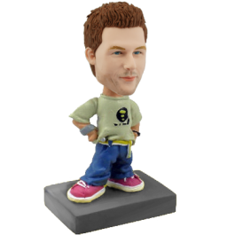 Custom Bobblehead Hiphop Man