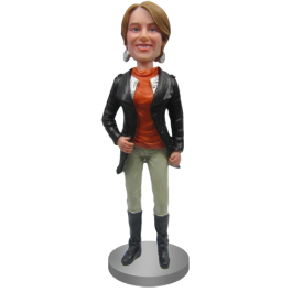 Custom Bobblehead In Jacket and Riding Boots