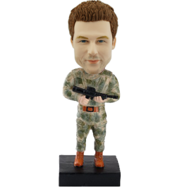 Custom Bobblehead Soldier