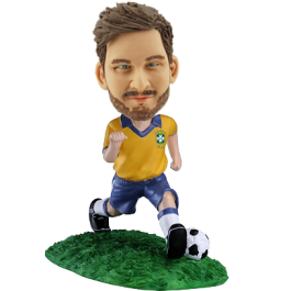 Custom Brazil Soccer bobblehead