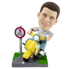 Custom City Scooter Bobblehead