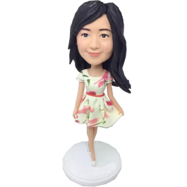 Custom Fashion Girl Bobble Head