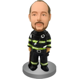 Custom Fireman Bobblehead