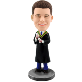Custom Graduation Man Bobblehead