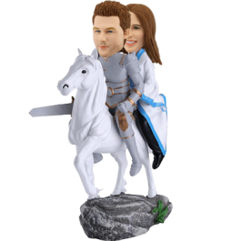 Custom Hero and Beauty Bobble head