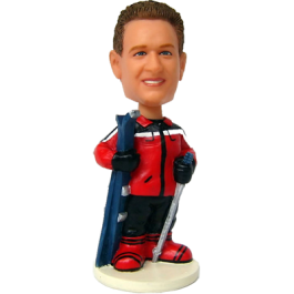 Custom Skiing Bobble Head