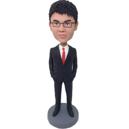 Custom Smart Man Bobble Head
