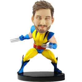 Custom Marvel Wolverine Bobble Head