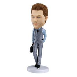 Customized Bobblehead Smart Man