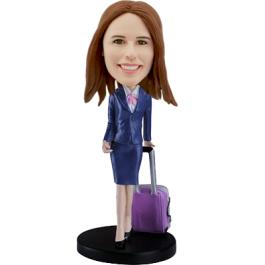 Customized  Stewardess Bobblehead