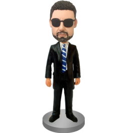 Customized Bobblehead Trademan In Suit