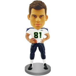Customized Football Buddy Bobble Head