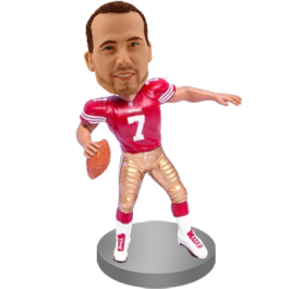 Customized Football Buddy Bobblehead