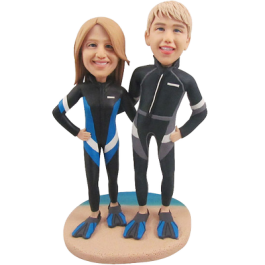 Diving Couple