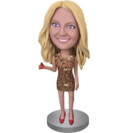 Fashion Girl With Nail Polish Bobble