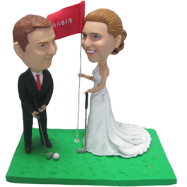Golfing Couple