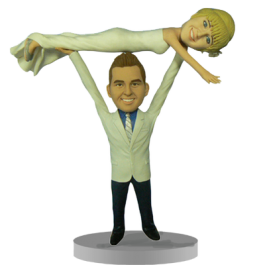 Groom Lifting Bride