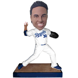 Kansas City Baseball Buddy Custom Bobblehead