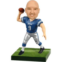 Lions Football Fan Custom Bobblehead