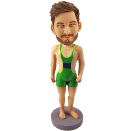Male Runner Custom Bobblehead