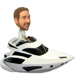 Man in Speed Boat 