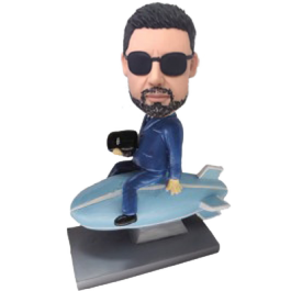 Man on Space Ship