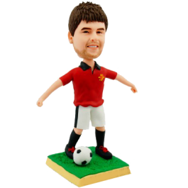 Man United Soccer Fan Custom Bobblehead